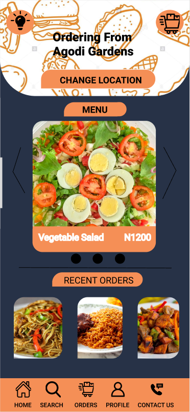 food ordering app